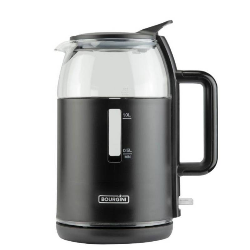 Hervidor Bourgini 2000 W 1.5 L cristal y plástico