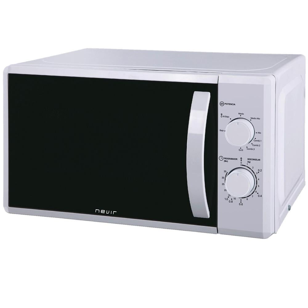 Microondas Nevir NVR-6227MG 20 L – 700 W, Grill 800/1000 W, 5 Niveles de Potencia