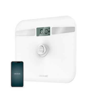 Báscula de baño Cecotec Surface Precision EcoPower 10200 Smart Healthy White