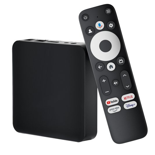 Android TV Box 4K Leotec TVBOX GC232 con Google y Netflix Certificado