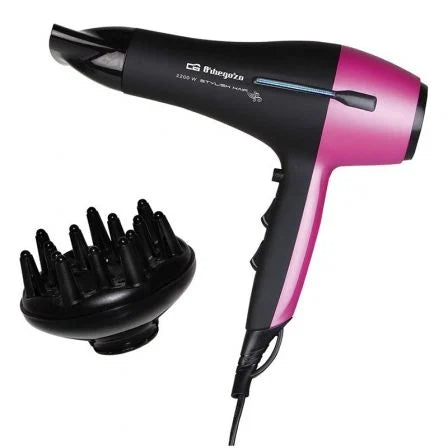 Secador Orbegozo SE 2320 – Secador de Pelo 2200 W (Negro & Lila)