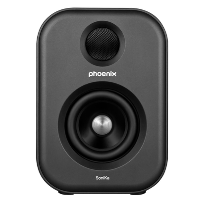 Altavoces de Estudio Phoenix Sonika 50W – Bluetooth 5.0, USB, RCA y Óptica