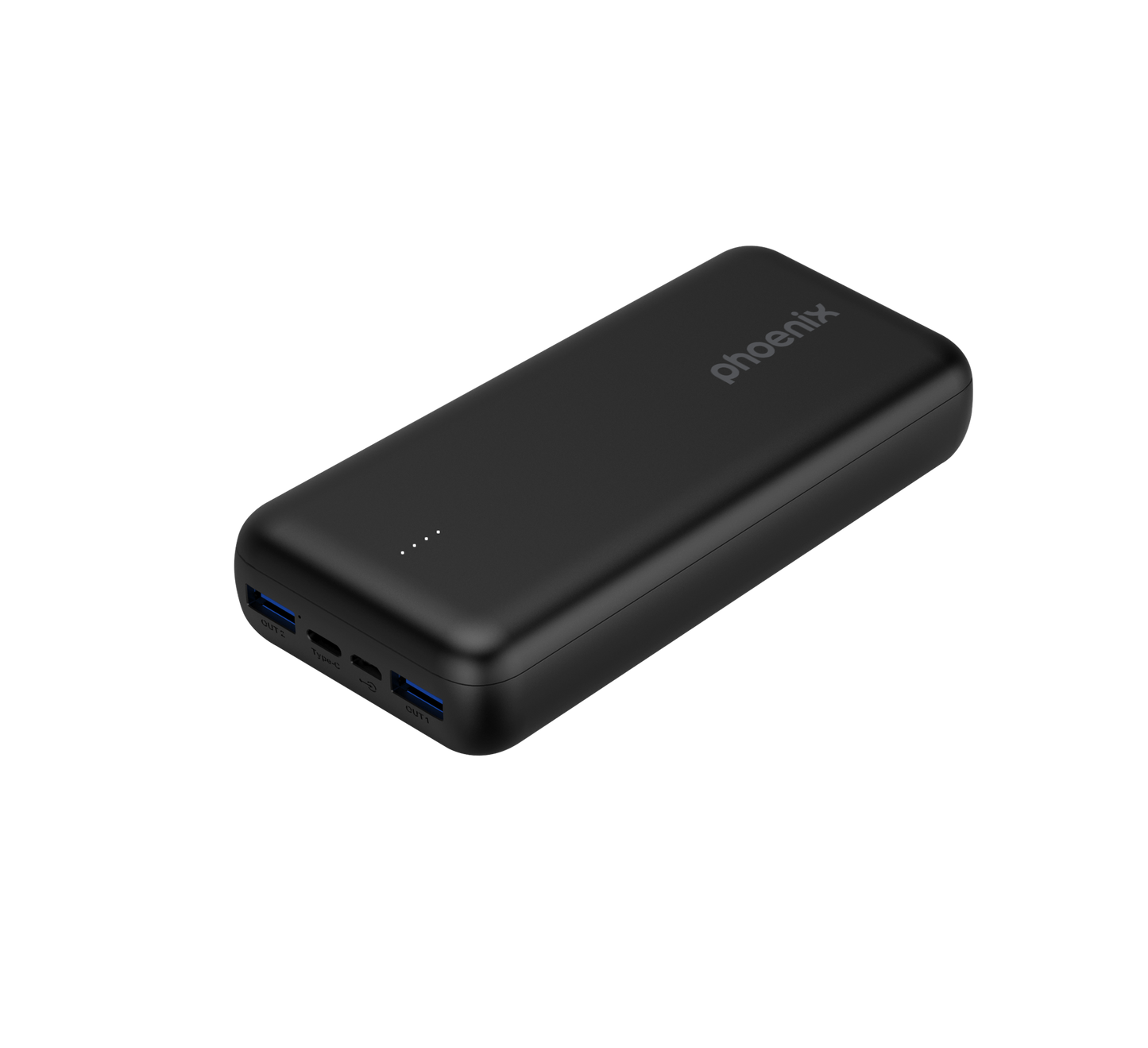 Phoenix Powerbank 20 000 mAh – Batería Externa con 2× USB y Carga Rápida Tipo-C PD