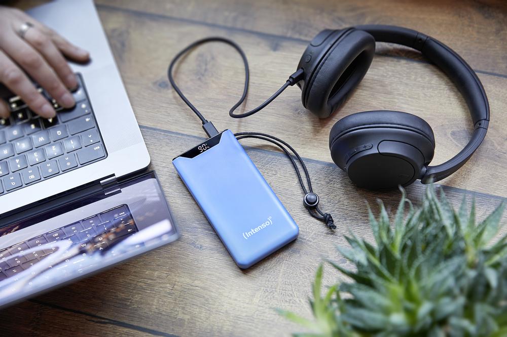 Powerbank Intenso F10000 10 000 mAh – Batería Externa con Carga Rápida USB-C y USB-A