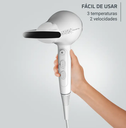 Secador de Pelo Rowenta - 2200 W con difusor y boquilla
