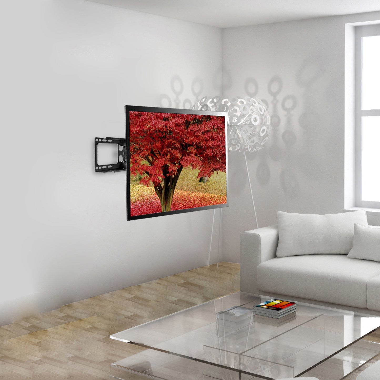 Soporte de pared multidireccional para TV 37″–70″ – Ajuste completo y montaje seguro