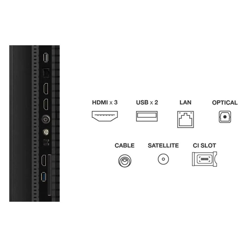 TCL 50P7K TV 50" UHD QLED Google TV Dolby Atmos
