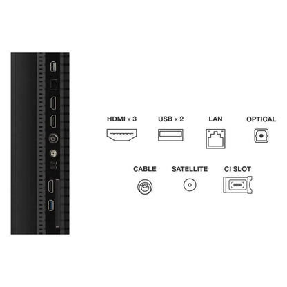 TCL 50P7K TV 50" UHD QLED Google TV Dolby Atmos