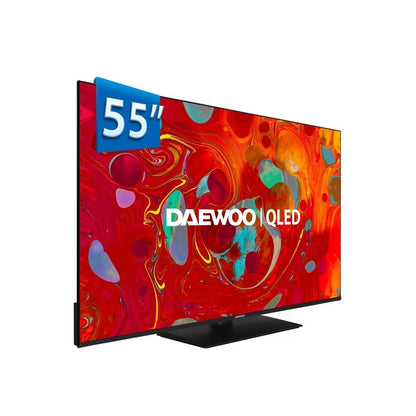 TV Daewoo 55DM75QV 55″ QLED 4K UHD Smart TV – HDR10, Dolby Vision y Wi-Fi