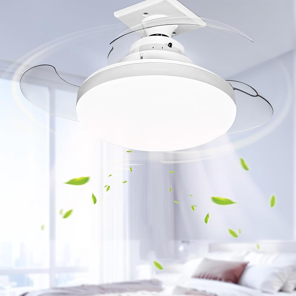 Mini Ventilador de Techo con Luz LED Yoevu-Compact